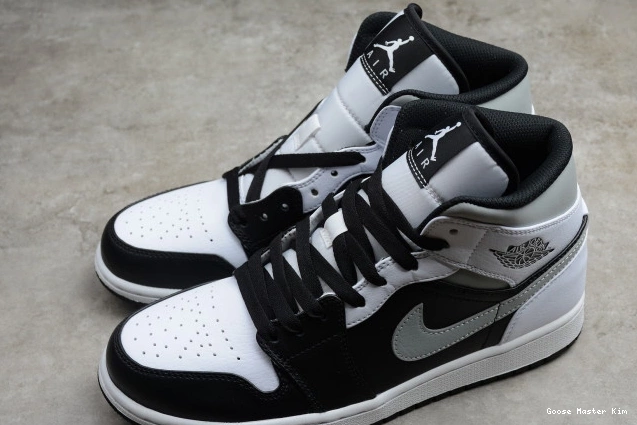Mid White Jordan AIR 1 Shadow 554724-073 0617